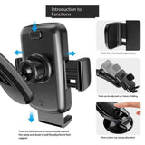 Universal Car Phone Stand Dashboard Hands Free Car Mount Phone Holder - Side View