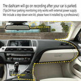 WIFI 3 Channels Dash Cam 1080P Full HD Car Dashcam with Hardwire Kit and 32GB Card - Close-Up Angle