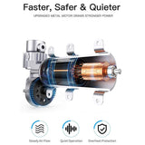 Portable Digital Car Air Compressor Tire Inflator With Emergency Flashlight - Close-Up Angle