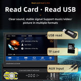 7in Universal Retractable Screen For Apple Carplay AndroidAuto With 12LED Rearview Camera - Low Angle
