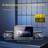 4-Channel 360? Panoramic 1080P HD Dash Cam Comes With 32GB TF Card