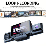 4-Channel 360° Panoramic 1080P HD Dash Cam Comes With 32GB TF Card - Close-Up Angle