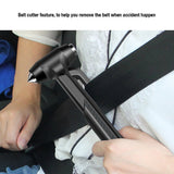 3 in 1 Car Emergency Safety Escape Hammer Glass Window Breaker Belt Cutter Tool - 45-Degree Angle