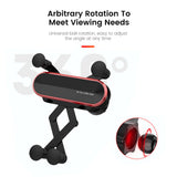 Car Phone Holder Metal Gravity 360 Universal Rotation Ball Air Vent Cellphone Stand(Dark Grey) - Extra Image