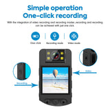 1080P Wifi HD Stable Riding Camera Wearable Video Recorder Comes With 64G SD Card - Rear View