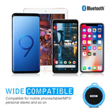 Portable Waterproof Wireless Mini Bluetooth Music Speaker (Black) - Side View