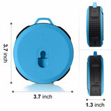 Portable Waterproof Wireless Mini Bluetooth Music Speaker (Black) - 45-Degree Angle