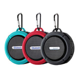 Portable Waterproof Wireless Mini Bluetooth Music Speaker (Red) - Front View