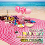Large Waterproof Thickened Moisture-Proof Outdoor Camping Picnic Mat (Red)