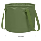 13L Travel Camping Folding Bucket Portable Barbecue Picnic Storage Fishing Bucket - 45-Degree Angle