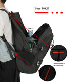 60L Travel Boarding Backpack Outdoor Trekking Luggage Hiking Camping Rucksack Large Capacity Storage