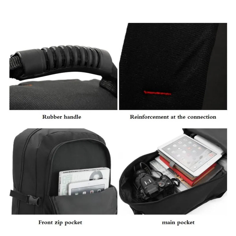 60L Travel Boarding Backpack Outdoor Trekking Luggage Hiking Camping Rucksack Large Capacity Storage