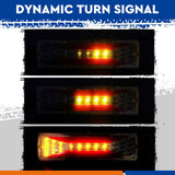 12V LED Trailer Tail Light Kit Pair Plug 7m 5 Core Wire 7 Pin Flat Plug Ute Set - Top-Down View