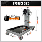 500kg Folding Engine Stand 1100lb Heavy Duty Workshop Auto Crane Hoist Motor, Foldable