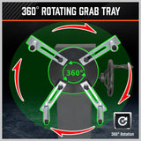 500kg Folding Engine Stand 1100lb Heavy Duty Workshop Auto Crane Hoist Motor - 45-Degree Angle