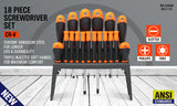 18Pc Precision Screwdriver Set MagneticTorx Screw Driver Phone Repair PC Laptop - Front View