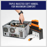 18Pc Precision Screwdriver Set MagneticTorx Screw Driver Phone Repair PC Laptop - Top-Down View