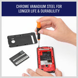 18Pc Precision Screwdriver Set MagneticTorx Screw Driver Phone Repair PC Laptop - Close-Up Angle