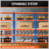 1.8M Garage Shelving Warehouse Storage Racking Industrial Shed Heavy Duty - Extra Image