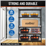 5-Tier Garage Shelving Warehouse Rack 1.8M x 1.2M Racking Storage shelves 1000Kg - Top-Down View