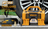 INGCO Air Compressor Car Tyre Deflator Inflator Pump 160PSI Auto Stop & Fittings(no battery and charger) - Front View