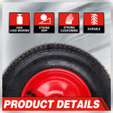 16 Wheelbarrow Trolley Wheel 4.80/4.00-8 Pneumatic Tyre 16mm Bore Tire Steel