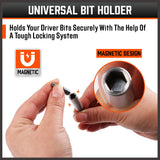 32Piece 1/4 Mini Double Head Screwdriver Bit and Ratchet Set CRV Steel Durable - Extra Image