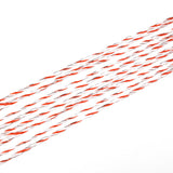 500m Roll Polywire Electric Fence Stainless Steel Poly Wire Energiser Insulator - 45-Degree Angle