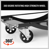 2-Piece Wheel Dolly Car Positioning Jack 450kg Vehicle Mover Transporter Trolley - Rear View