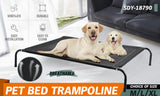 Elevated Pet Bed Dog Puppy Cat Trampoline Hammock Raised Heavy Duty Large - 45-Degree Angle