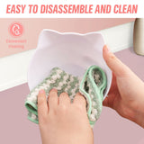 White Double Cat Bowl Pet Bowls Stand Dog Elevated Feeder Food Water Raised Lifted - Low Angle