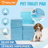 VaKa Pet Training Pad 400 Puppy Pads Toilet Pee Indoor Absorbent 60x60cm Dog - Front View