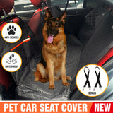 Pet Dog Waterproof Seat Cover Protector Hammock Back Rear Bench Mat for Car SUV - Front View