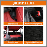 Pet Dog Waterproof Seat Cover Protector Hammock Back Rear Bench Mat for Car SUV - 45-Degree Angle