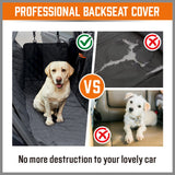 Pet Dog Waterproof Seat Cover Protector Hammock Back Rear Bench Mat for Car SUV - Rear View