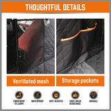 Pet Dog Waterproof Seat Cover Protector Hammock Back Rear Bench Mat for Car SUV - Close-Up Angle