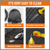 Pet Dog Waterproof Seat Cover Protector Hammock Back Rear Bench Mat for Car SUV - Low Angle