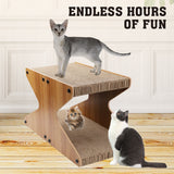 VaKa Cat Scratching Scratcher Board Cat Tree Pad Lounge Toy Corrugated Cardboard - Extra Image