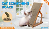 VaKa Cat Scratching Scratcher Board Cat Tree Pad Lounge Toy Corrugated Cardboard - Side View
