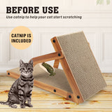 VaKa Cat Scratching Scratcher Board Cat Tree Pad Lounge Toy Corrugated Cardboard - 45-Degree Angle