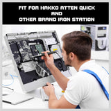 11Pc Soldering Iron Tips Solder Rework Lead Free Hakko Soldering Station AU - 45-Degree Angle