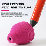 62cm High Pressure Toilet Unblock Toilet Pipe Plunger Bathrooms floor Drains - 45-Degree Angle
