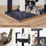 VaKa 143cm Cat Tree Scratching Post Scratcher Tower Condo House Furniture Wood - 45-Degree Angle