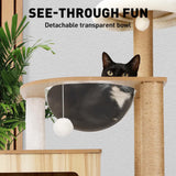 VaKa 1.42M Cat Tree Tower Scratching Post Scratcher Cats Condo House Bed Furniture - Rear View
