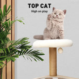 VaKa 1.42M Cat Tree Tower Scratching Post Scratcher Cats Condo House Bed Furniture - Close-Up Angle