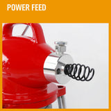 400W Drain Cleaner Electric Eel Rigid Plumbing Sewerage Pipe Machine 6 Cutters - Top-Down View