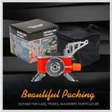 Outdoor Folding Mini Gas Burner Cooking Stove Butane Gas BBQ Hiking AU Stock - Low Angle