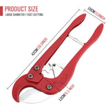 Hot Melt Tube Aluminum Alloy Pipe Cutter Hand Tools Tube Cutter PVC Pipes Au - Side View
