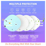 50Pc Face Masks General Daily Protection 3-Layer Anti Bacterial Filter Au Stock - Top-Down View