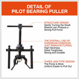 Pilot Bearing Puller 3 Jaws Bushing Gear Extractor Motorcycle Remover Heavy Duty - Front View